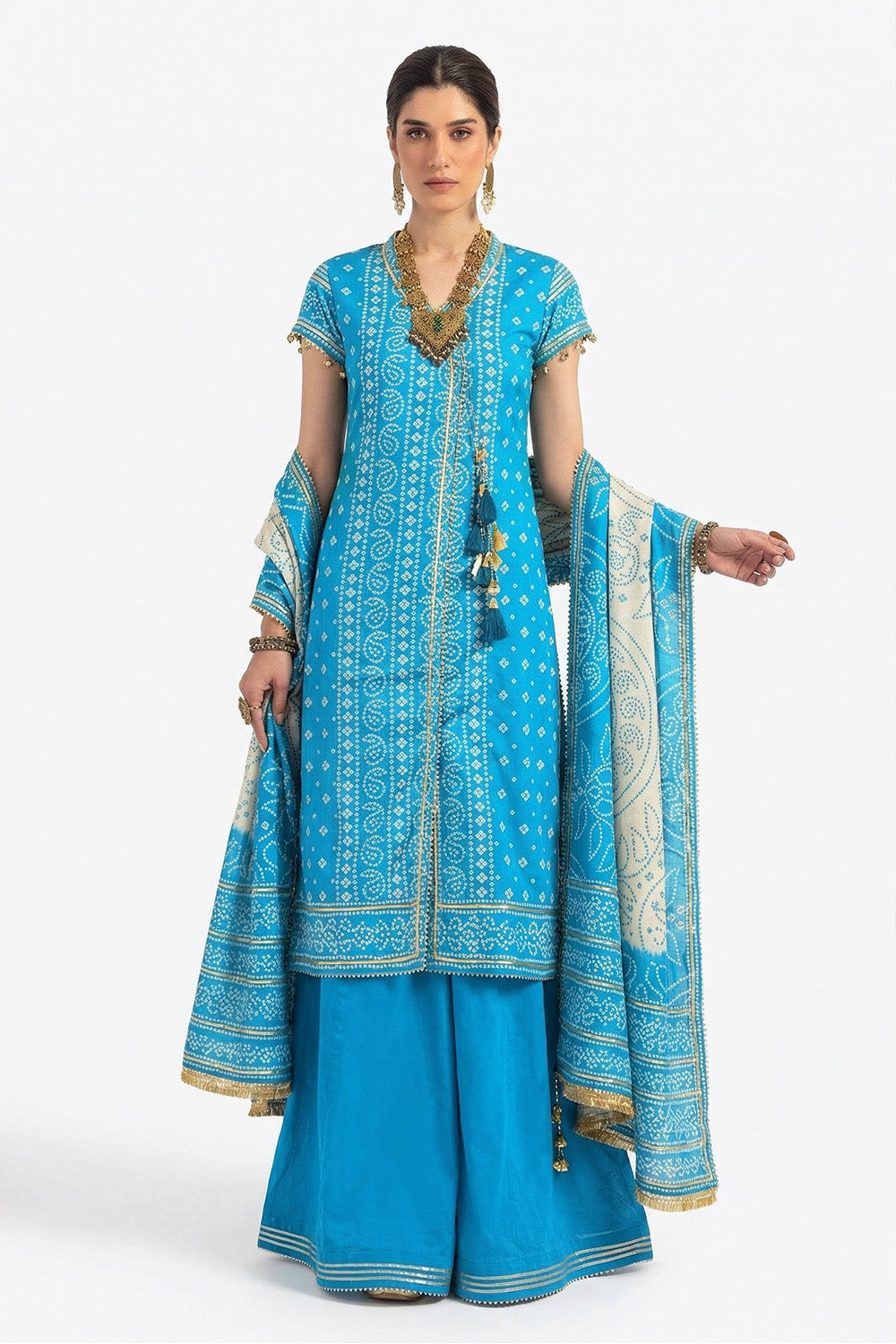 3 Piece Printed Lawn Suit CL-62134 B