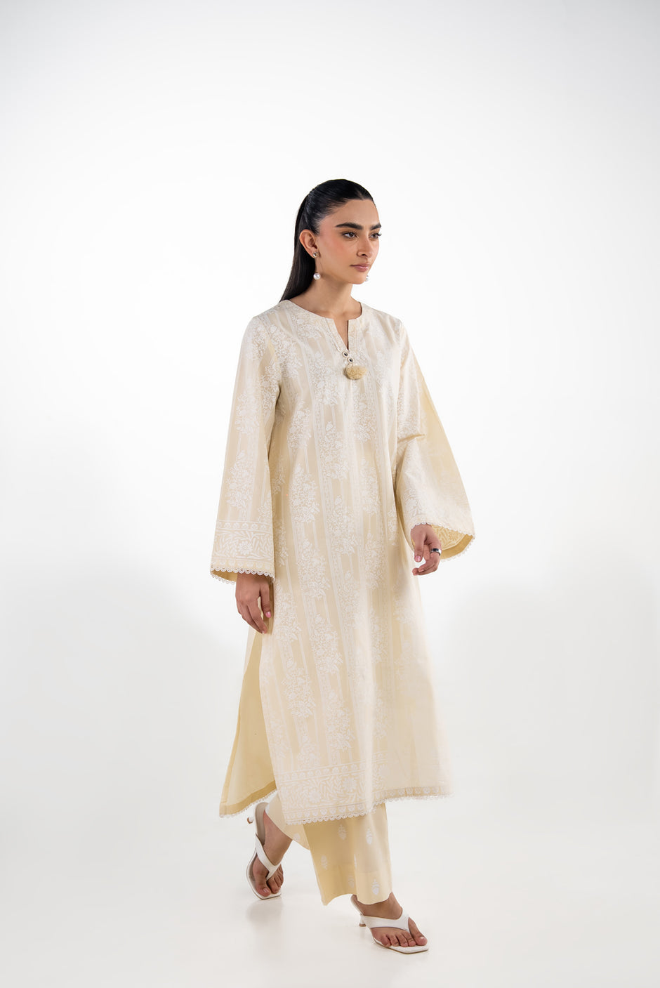 Cambric Block Printed Co-Ord Set