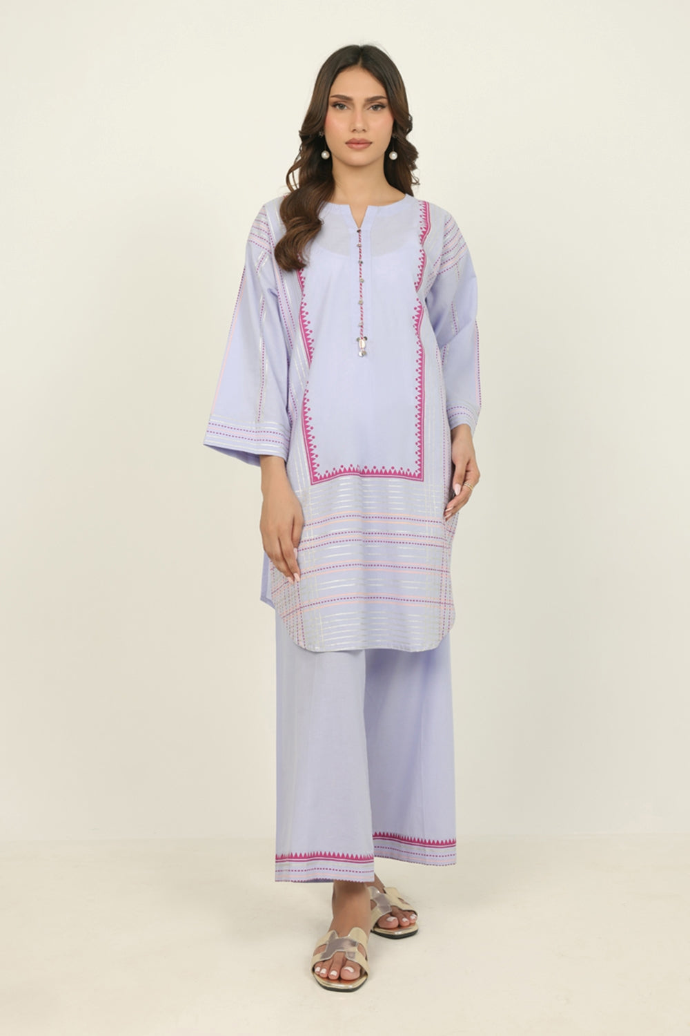 Cambric Block Printed Co-Ord Set