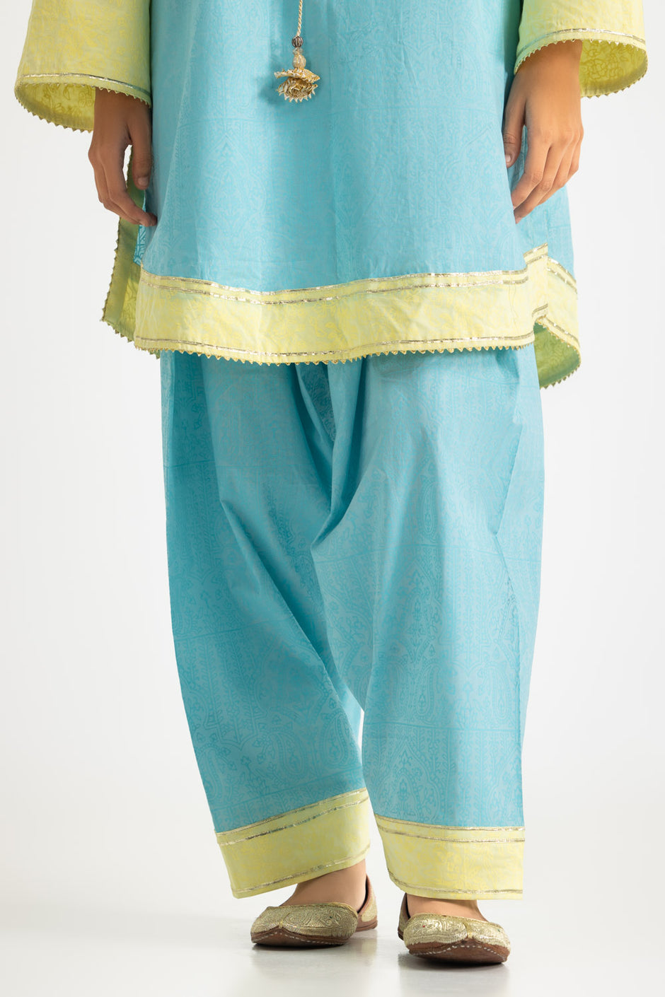 Cambric Block Printed Co-Ord Set