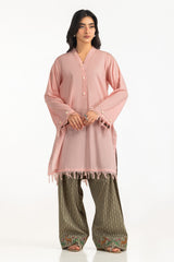 Cambric Dyed Shirt And Printed Shalwar With Embroidered IPST-55291