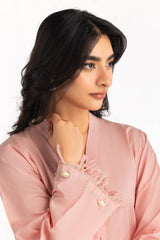 Cambric Dyed Shirt And Printed Shalwar With Embroidered IPST-55291