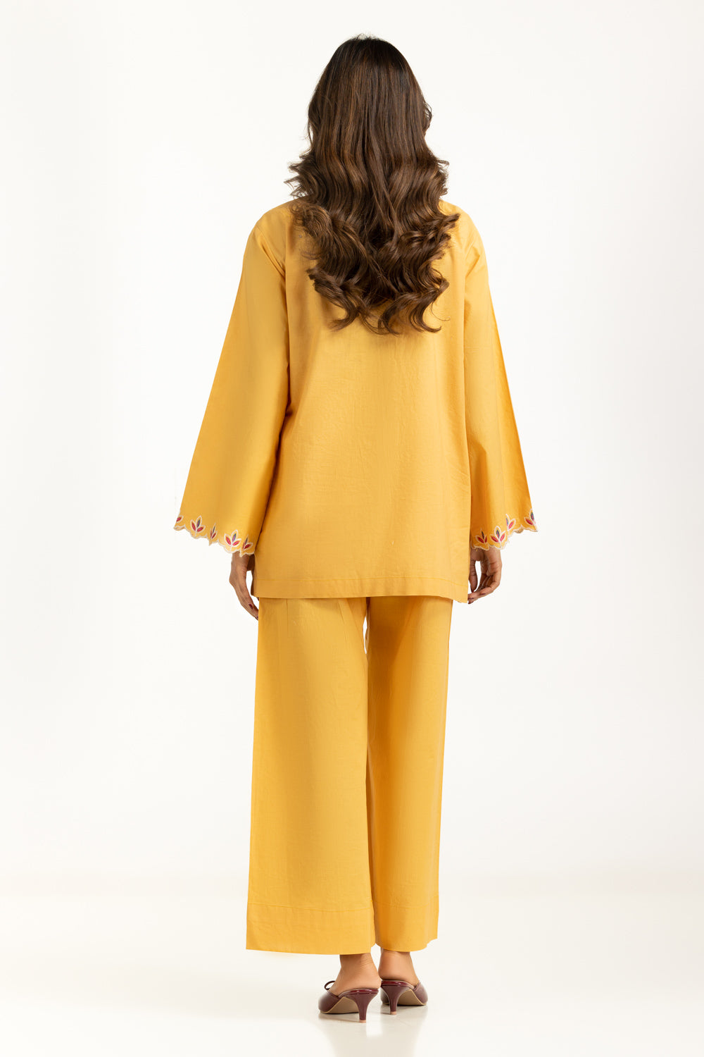 Cambric Embroidered Co-Ord Set IPST-55079