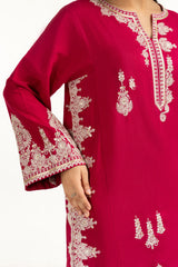 Cambric Embroidered Co-Ord Set IPST-55080