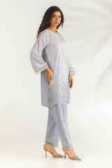 Cambric Embroidered Co-Ord Set IPST-77139