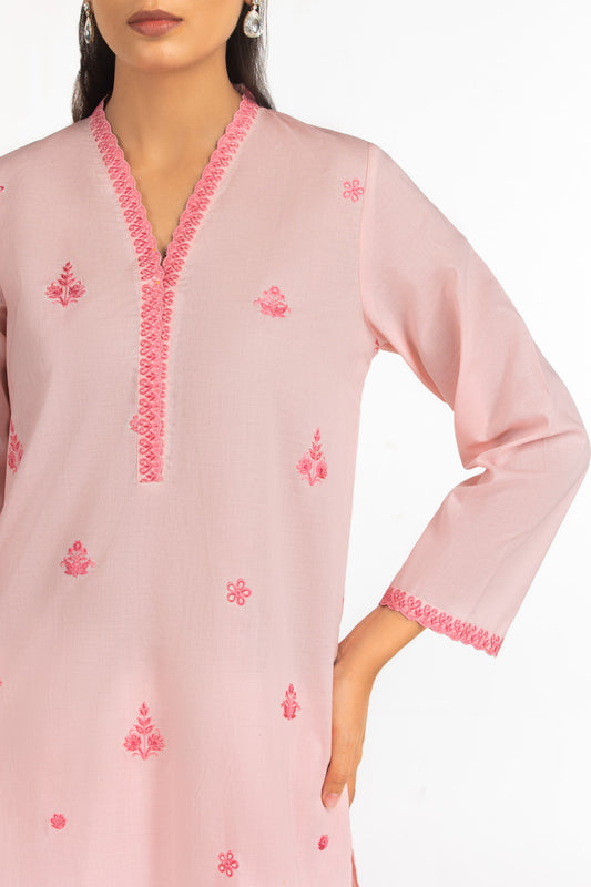 Cambric Embroidered Co-Ord Set IPST-77346