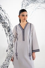 Cambric Embroidered Co-Ord Set IPST-77348