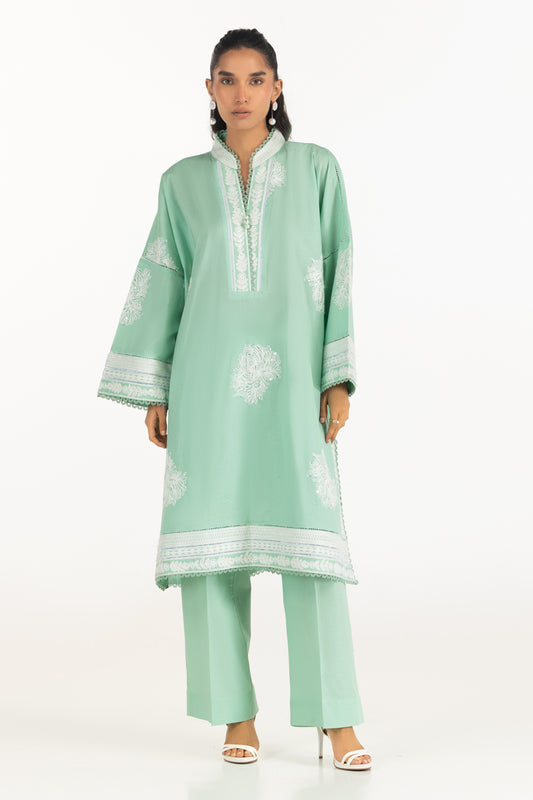 Cambric Embroidered Co-Ord Set IPST-77476