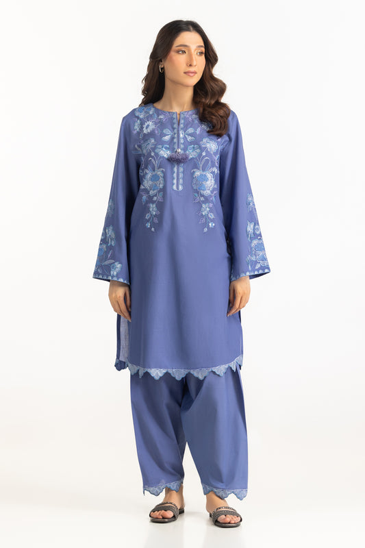 Cambric Embroidered Co-Ord Set IPST-77482
