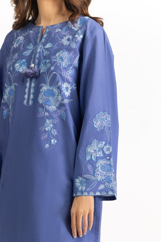 Cambric Embroidered Co-Ord Set IPST-77482