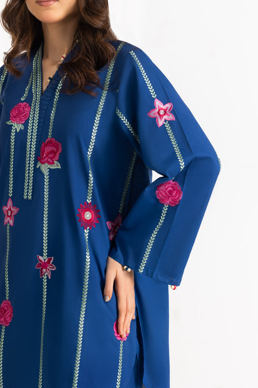 Cambric Embroidered Co-Ord Set IPST-77491