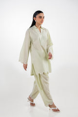 Cambric Embroidered Co-Ord Set IPST-77518