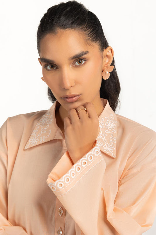 Cambric Embroidered Co-Ord Set IPST-77520