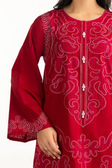 Cambric Embroidered Co-Ord Set