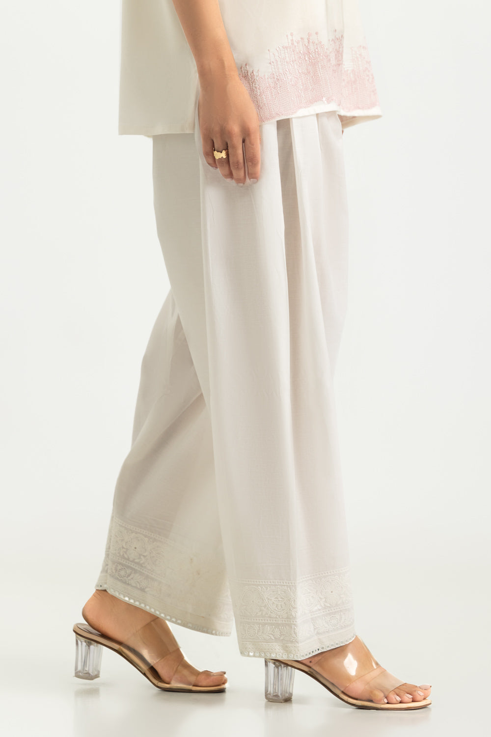 Cambric Embroidered Shalwar