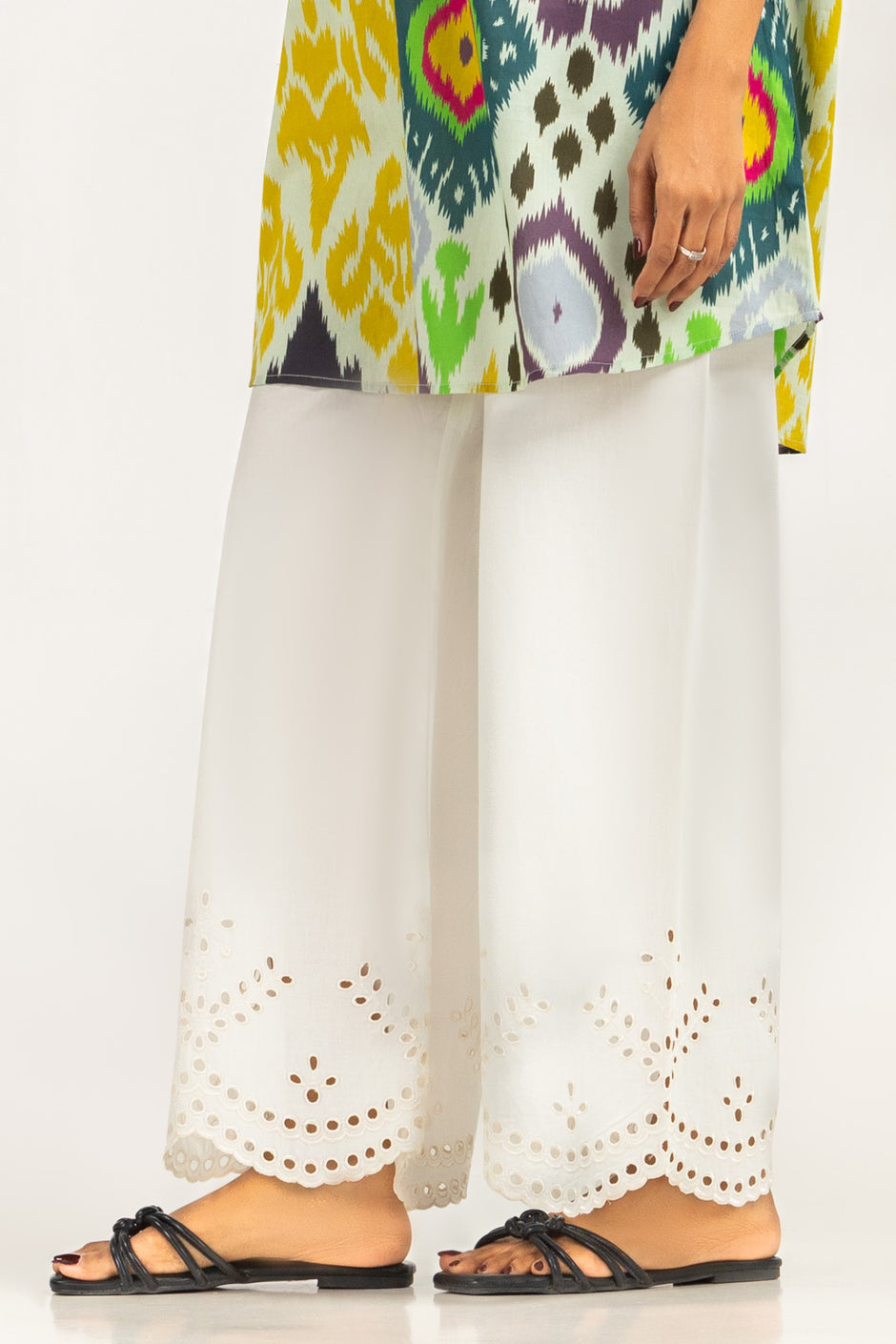 Cambric Embroidered Trouser IPT-55336