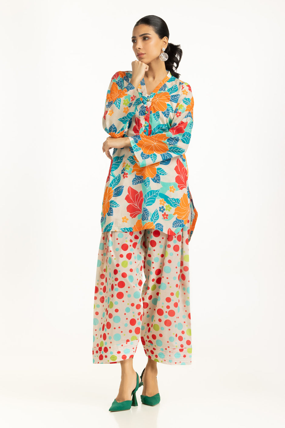 Cambric Printed Co-Ord Set
