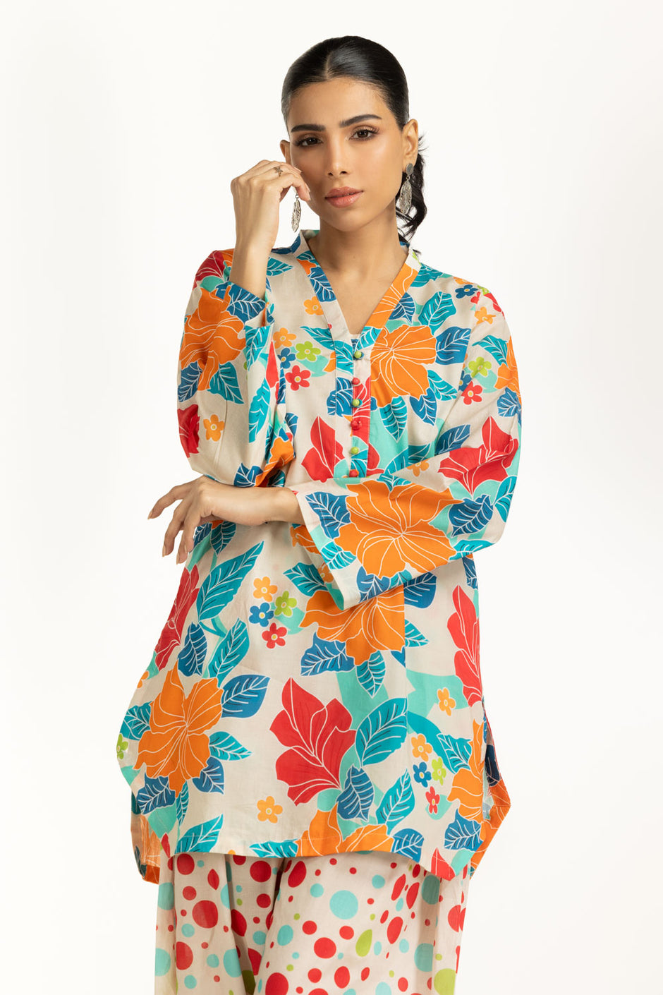 Cambric Printed Co-Ord Set