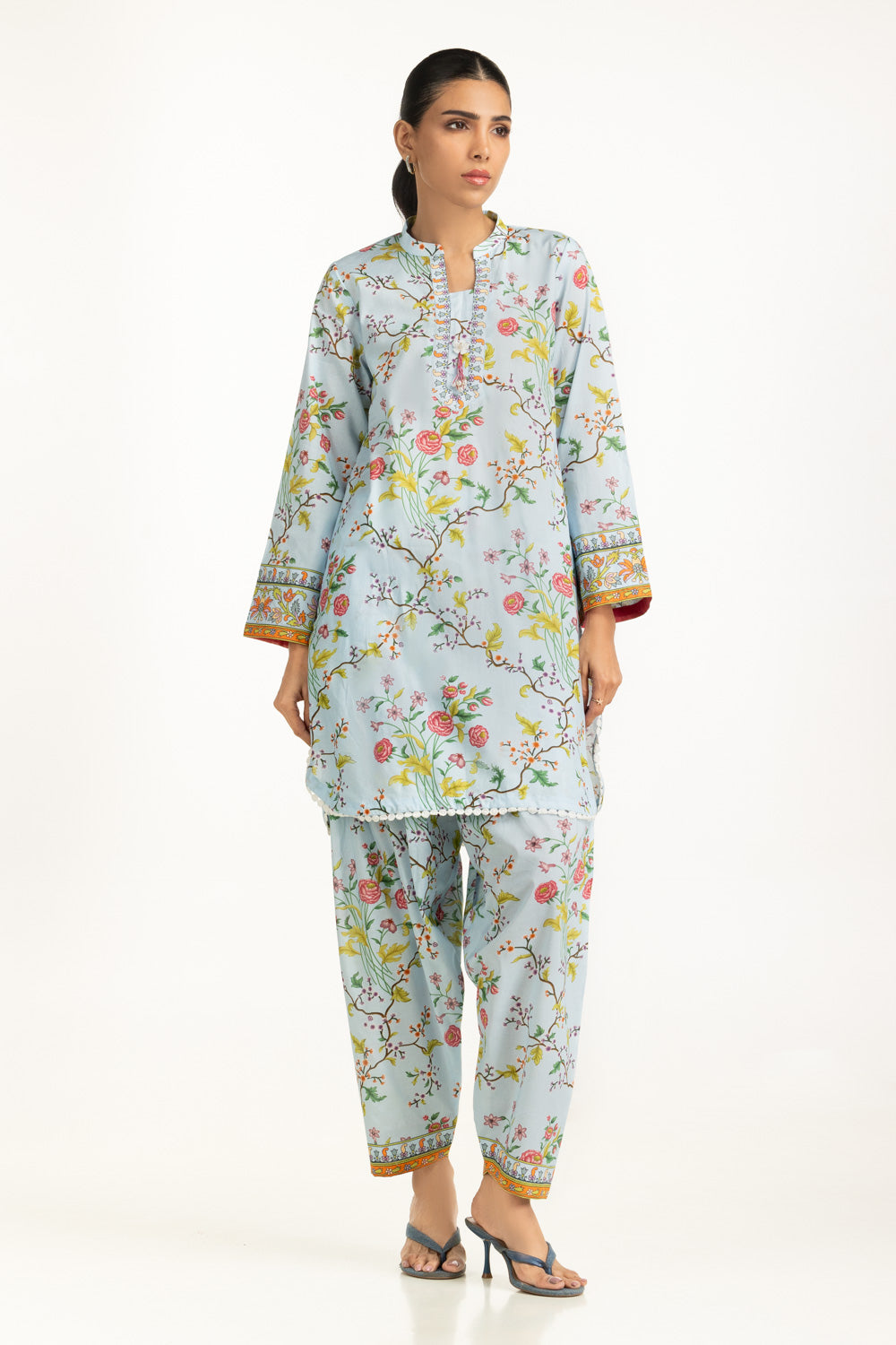Cambric Printed Co-Ord Set IPST-44986