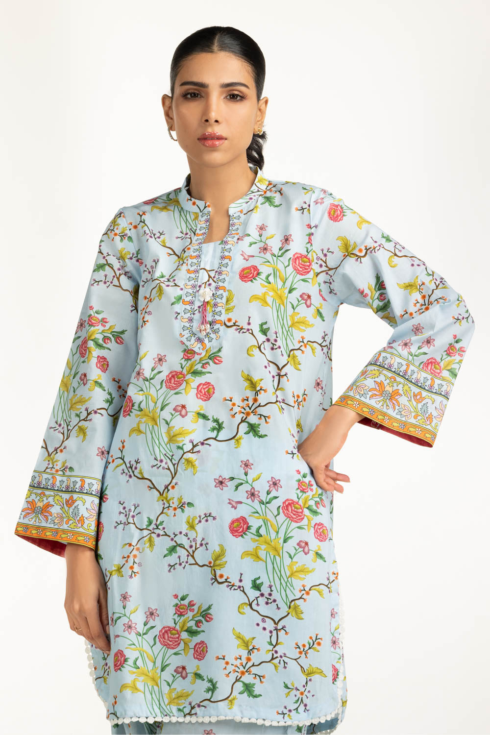 Cambric Printed Co-Ord Set IPST-44986