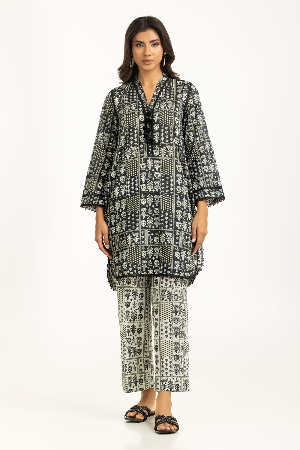 Cambric Printed Co-Ord Set IPST-44999