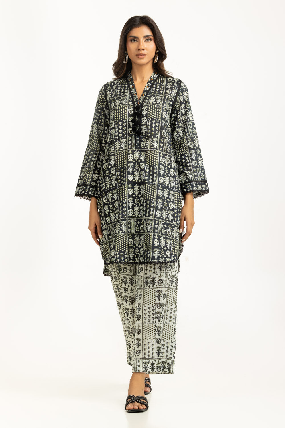 Cambric Printed Co-Ord Set IPST-44999