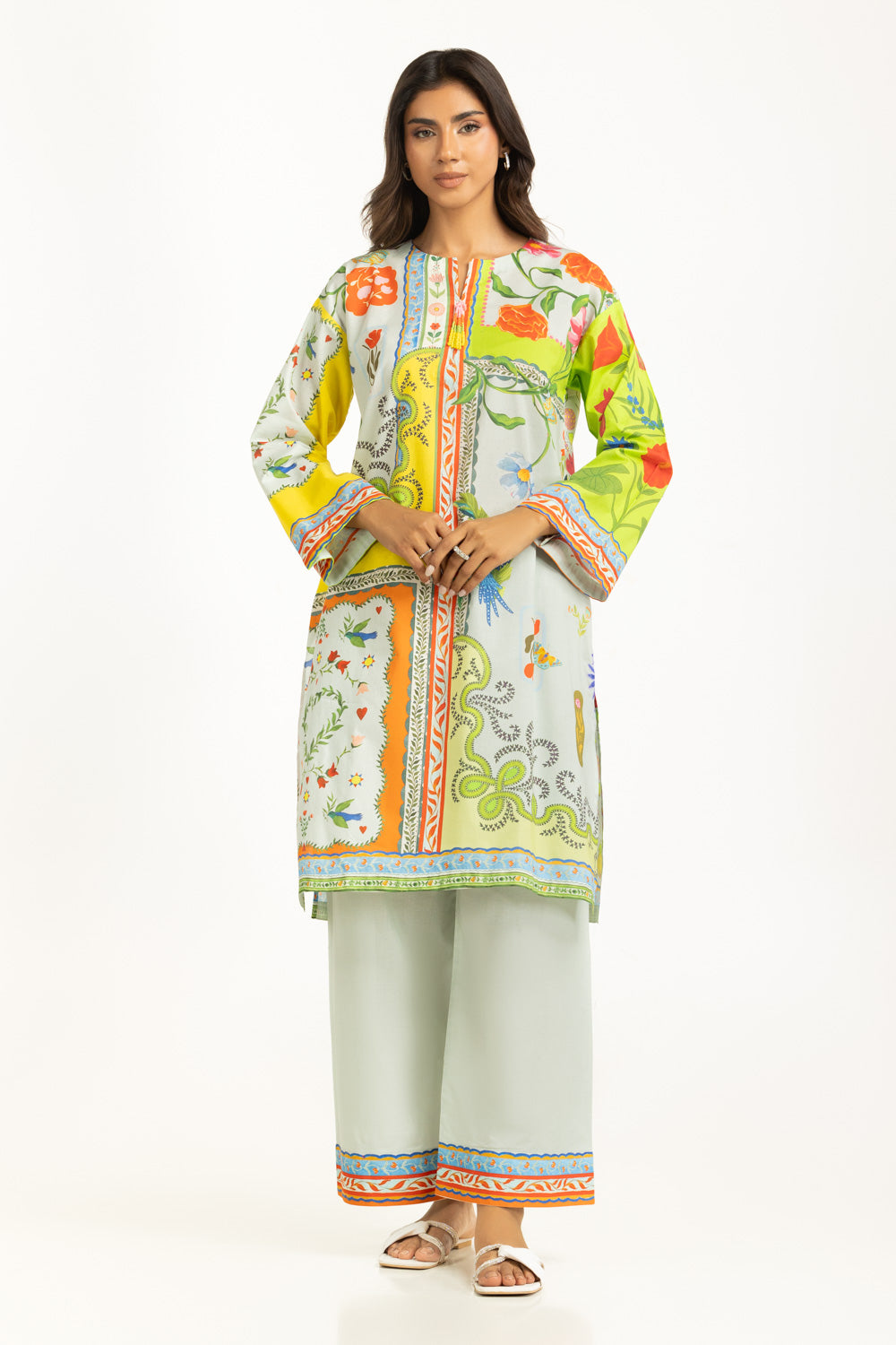 Cambric Printed Co-Ord Set IPST-55001