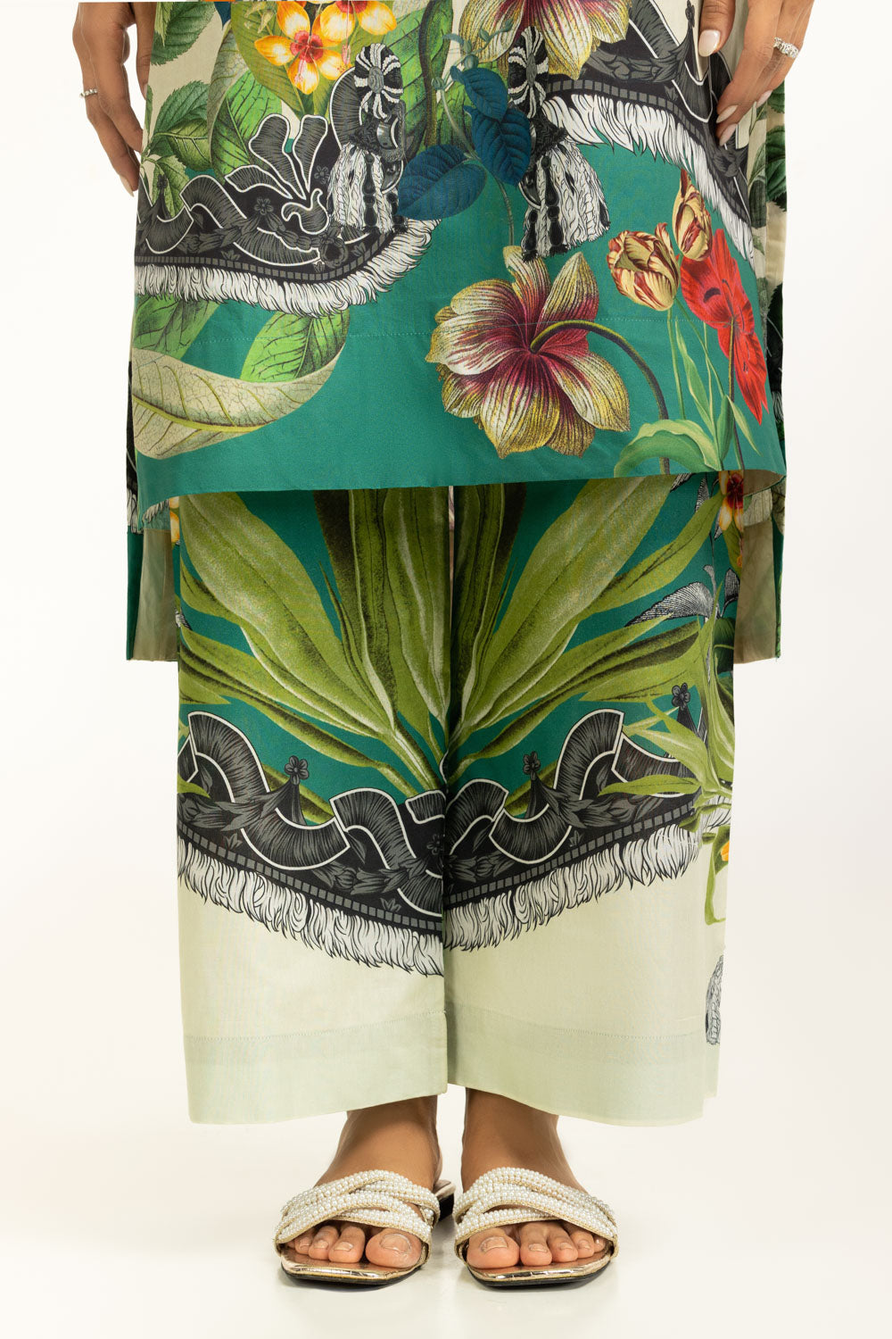 Cambric Printed Co-Ord Set IPST-55006