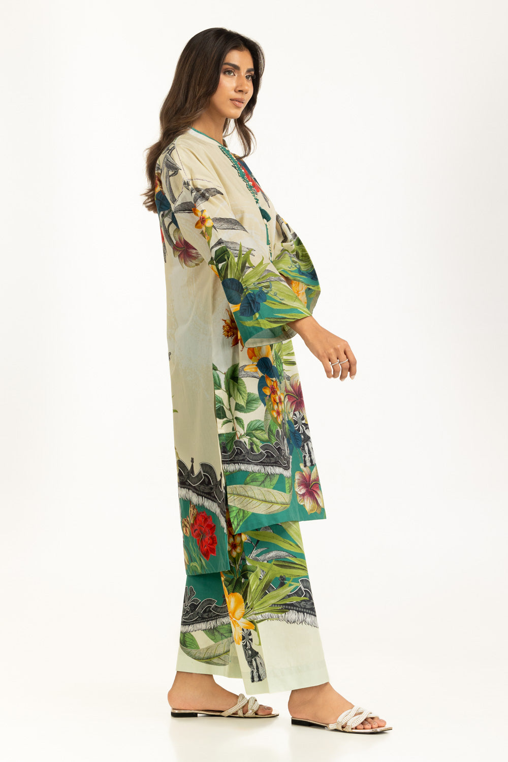Cambric Printed Co-Ord Set IPST-55006