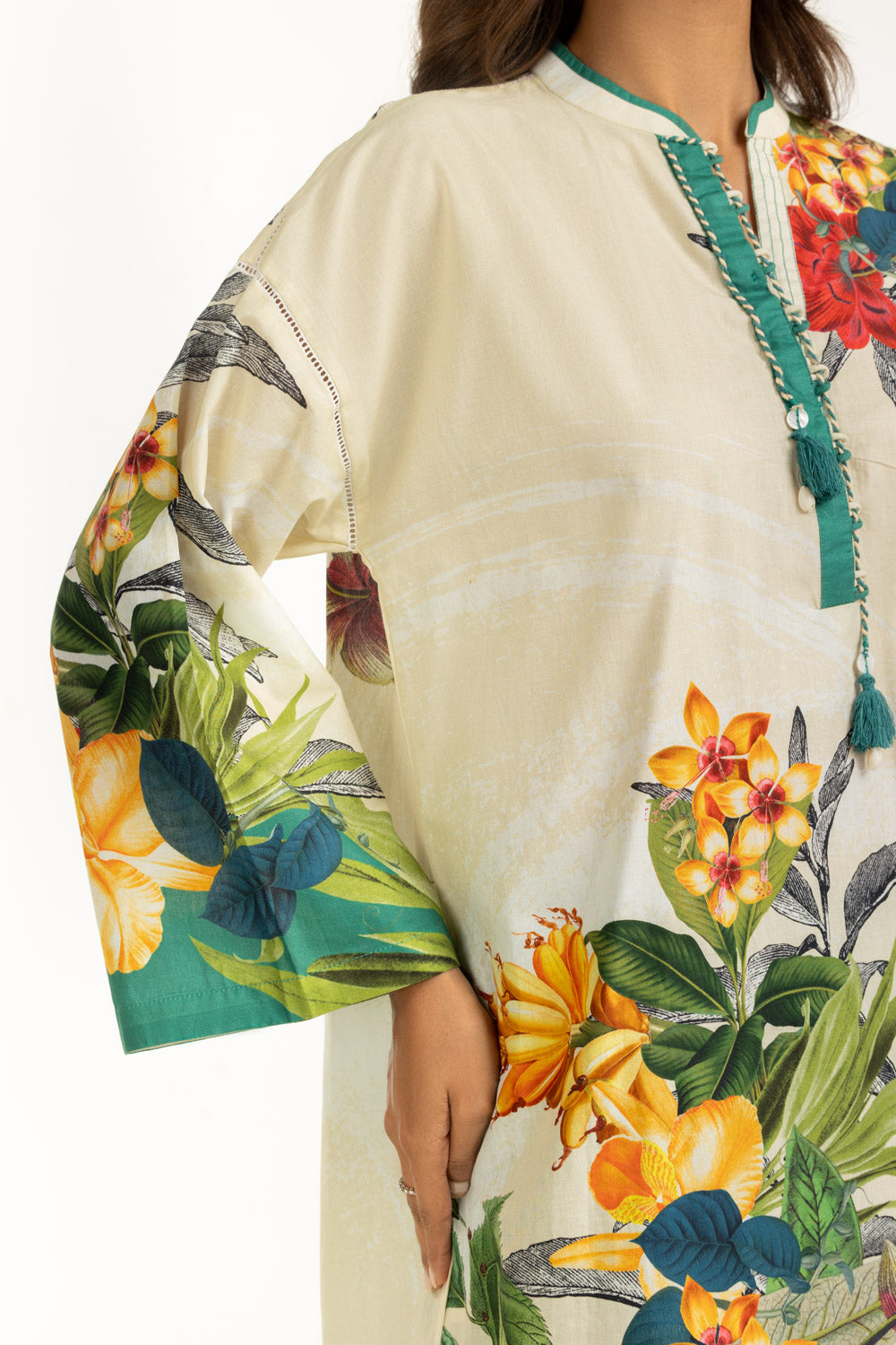 Cambric Printed Co-Ord Set IPST-55006