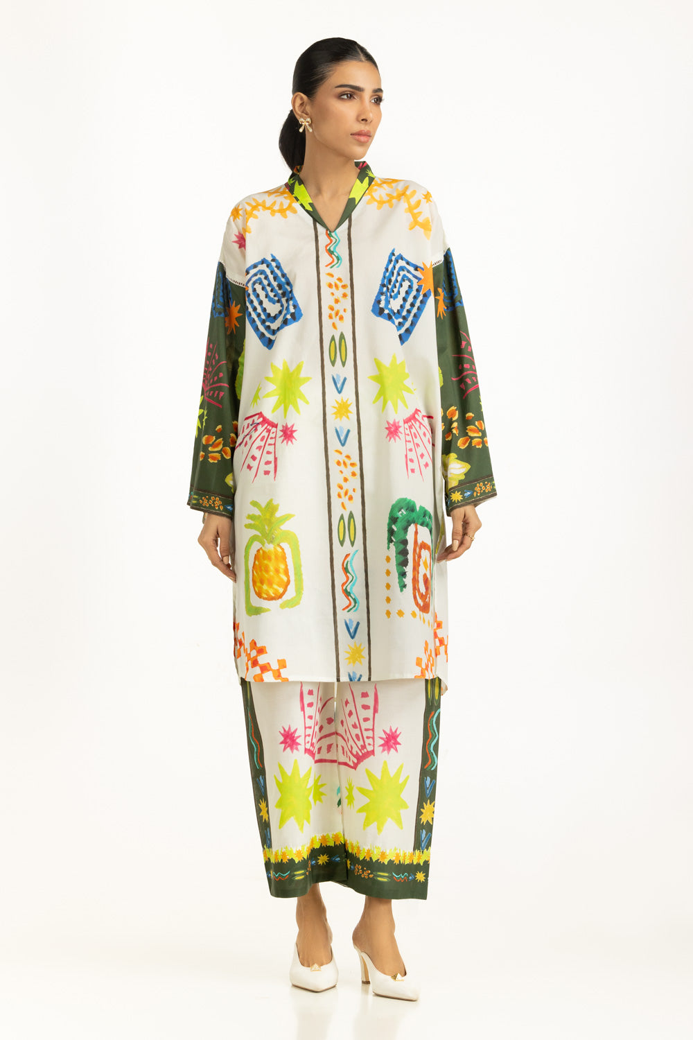 Cambric Printed Co-Ord Set IPST-55011