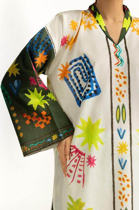 Cambric Printed Co-Ord Set IPST-55011