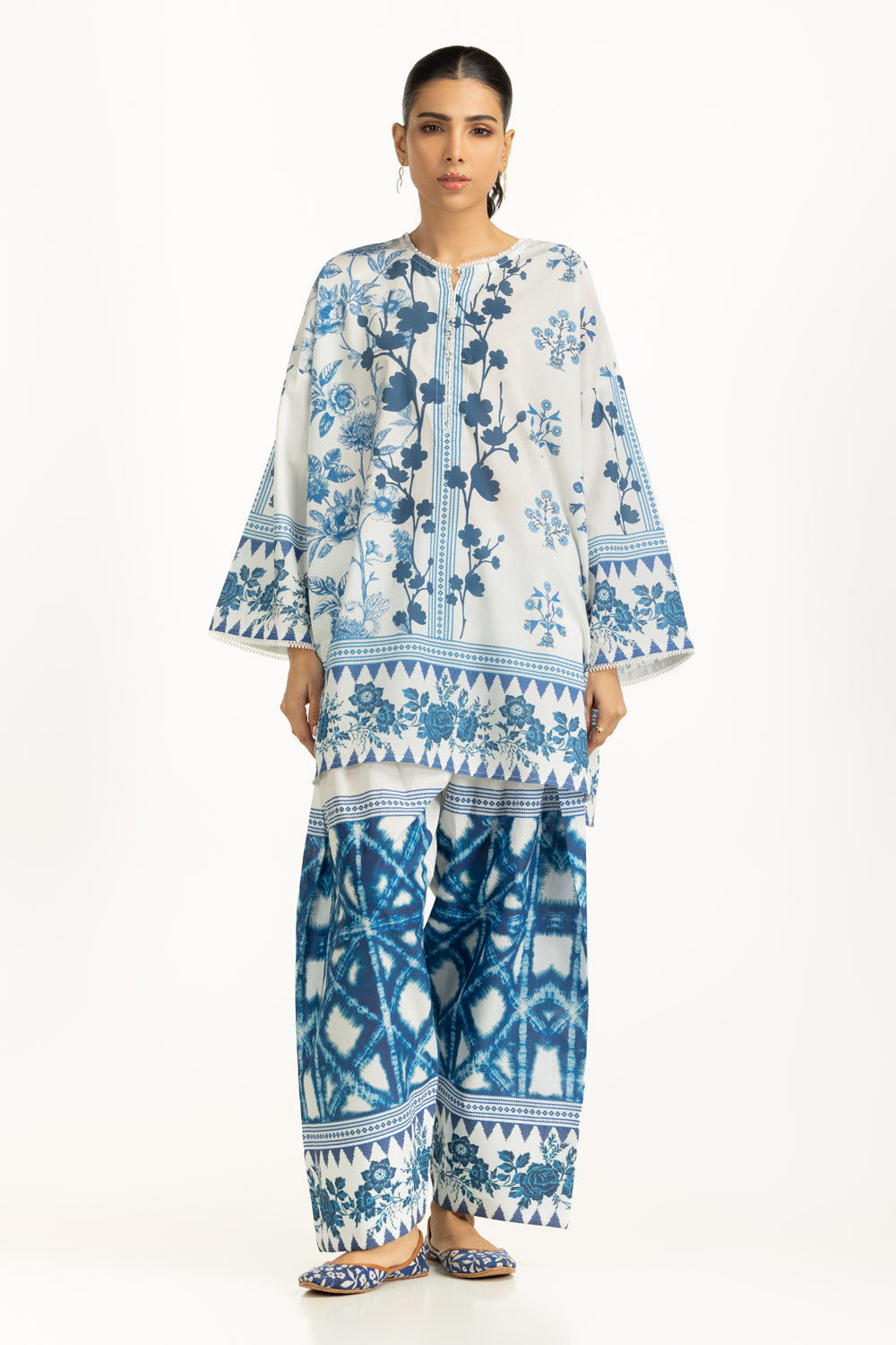 Cambric Printed Co-Ord Set IPST-55252