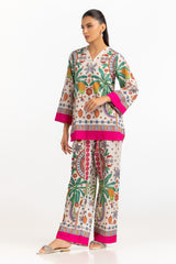 Cambric Printed Co-Ord Set IPST-77152