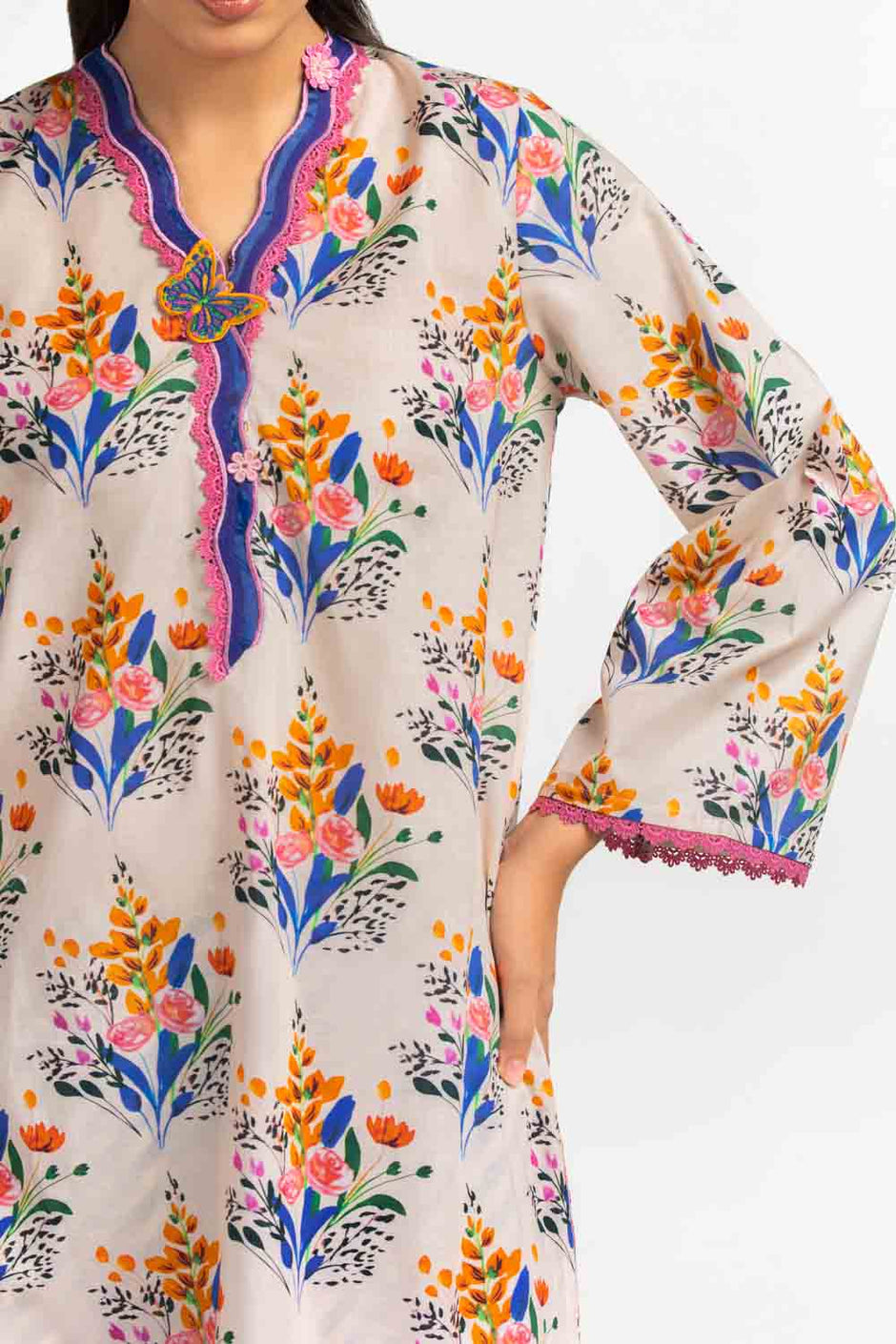 Cambric Printed Co-Ord Set
