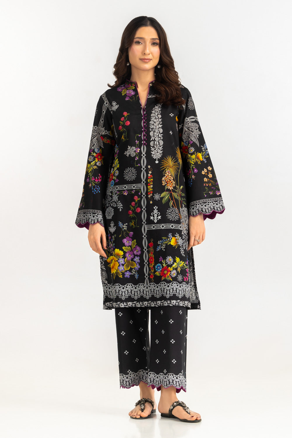 Cambric Printed Co-Ord Set IPST-77517