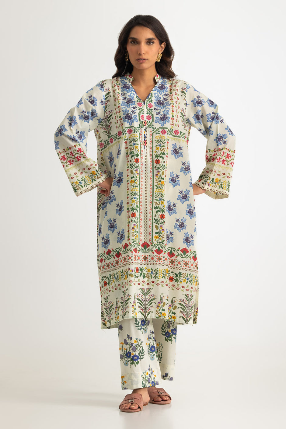 Cambric Printed Co-Ord Set