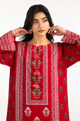 Cambric Printed Co-Ord Set With Embroidered IPST-77422