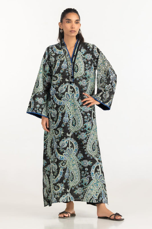 Cambric Printed Long Shirt IPS-77498