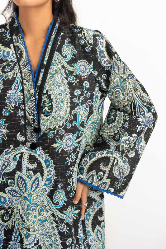 Cambric Printed Long Shirt IPS-77498