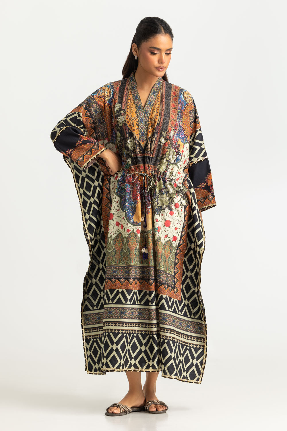 Cambric Printed Long Shirt