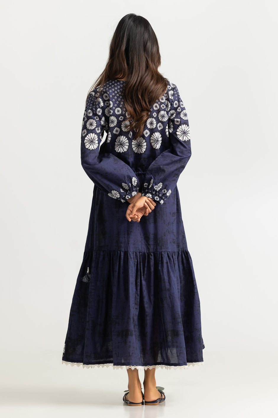 Cambric Printed Long Shirt