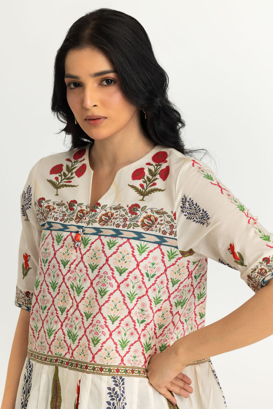 Cambric Printed Shirt And Trouser