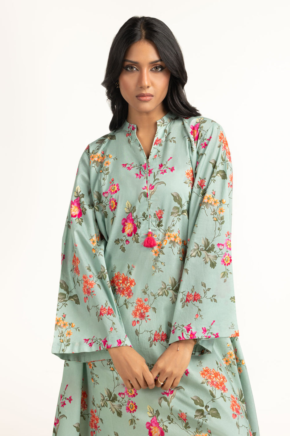 Cambric Printed Shirt IPS-77127