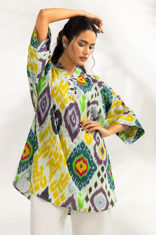 Cambric Printed Shirt IPS-77128