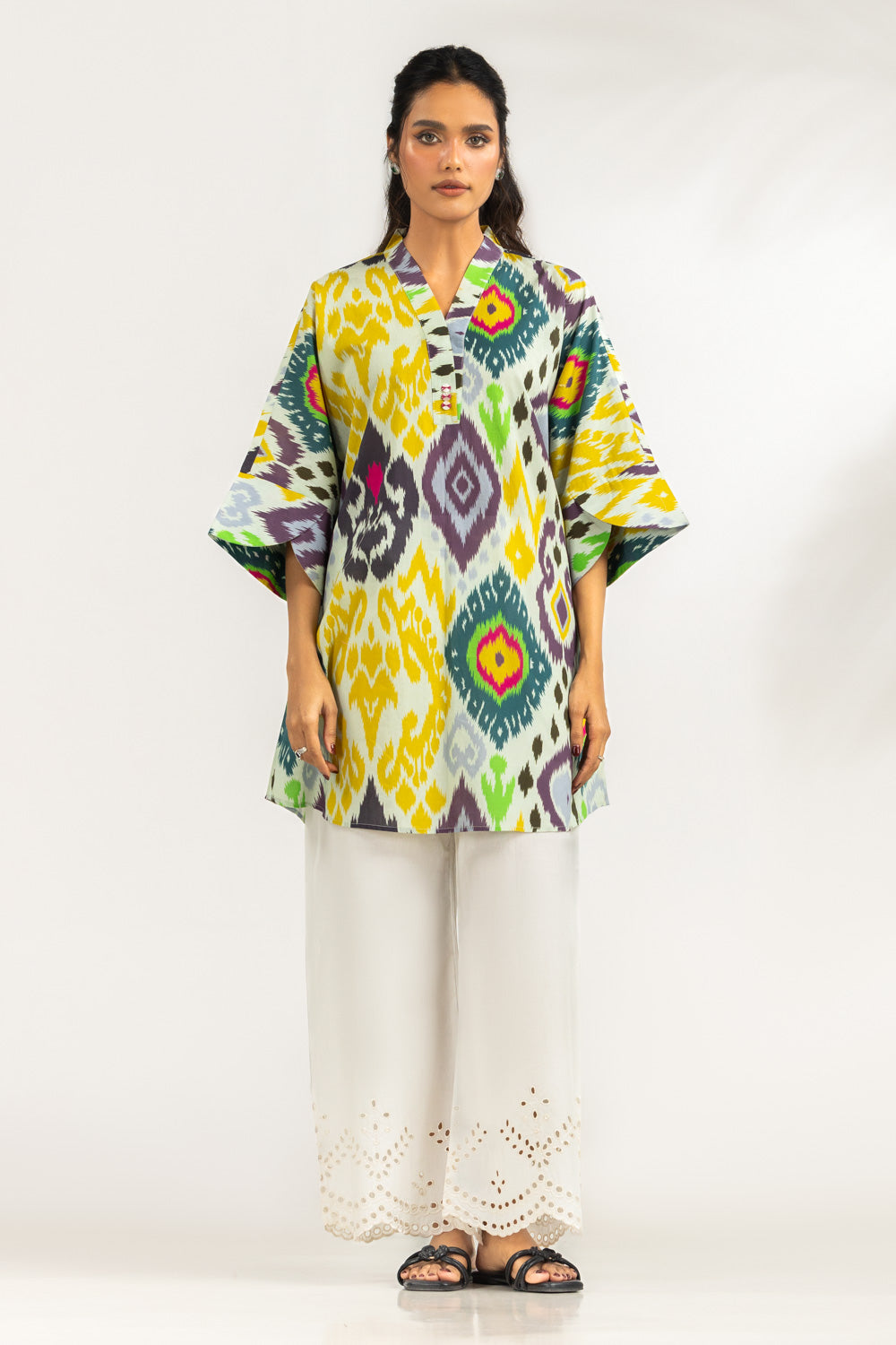 Cambric Printed Shirt IPS-77128