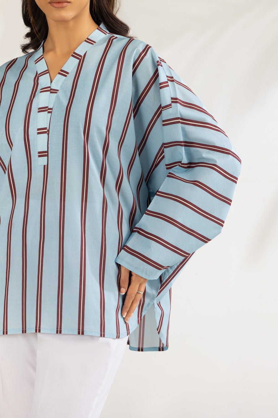 Cambric Printed Shirt IPS-77455