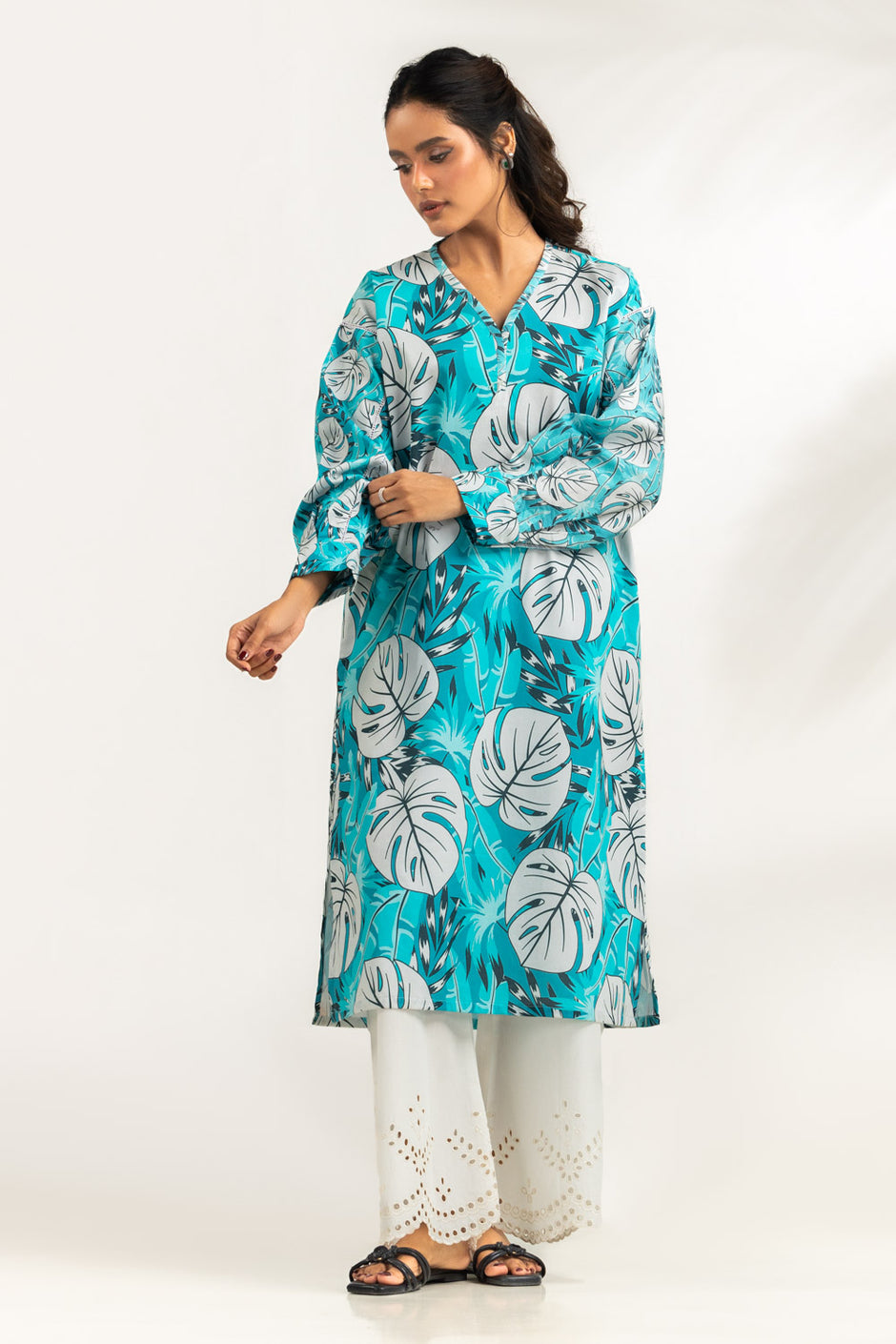 Cambric Printed Shirt IPS-77463