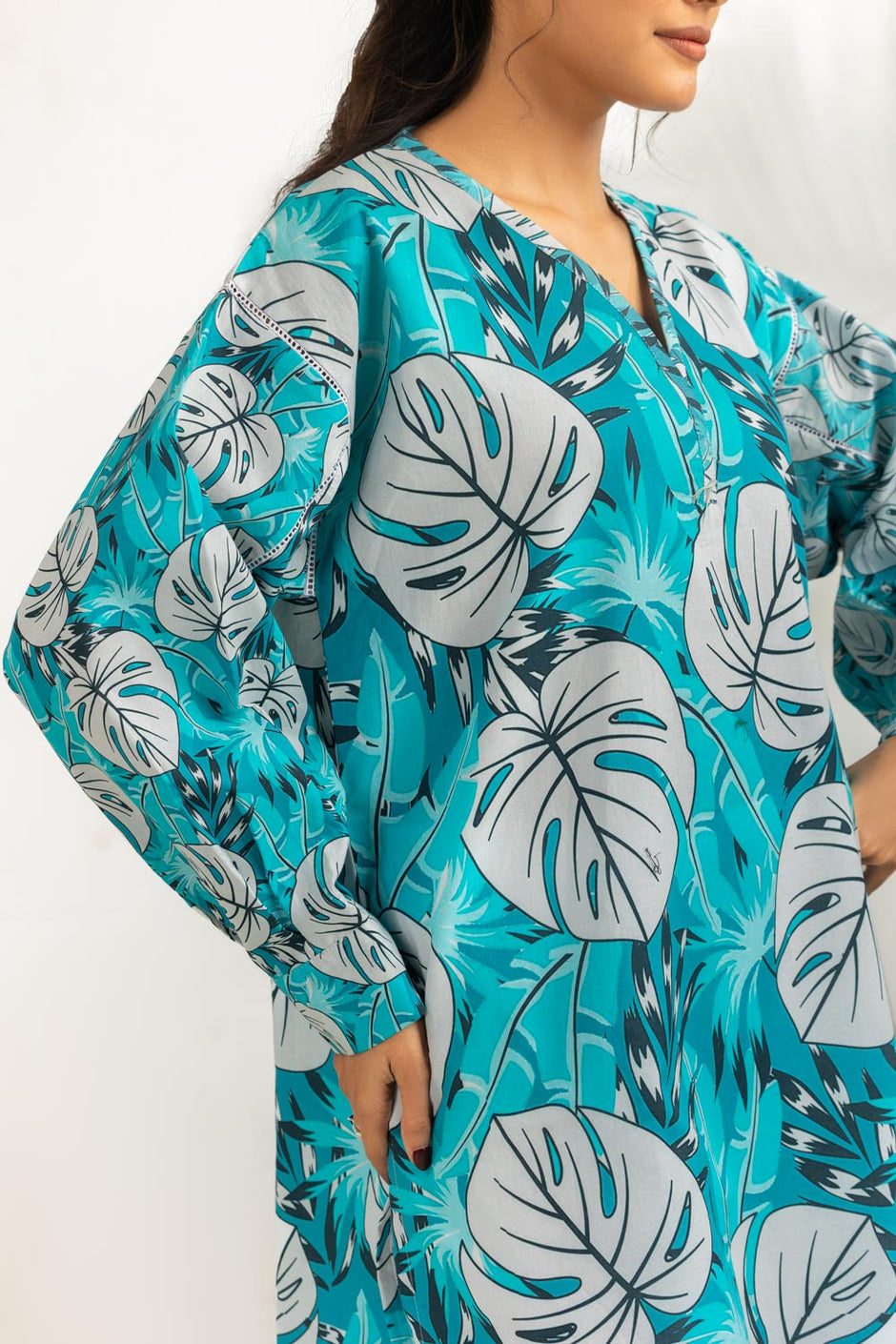 Cambric Printed Shirt IPS-77463