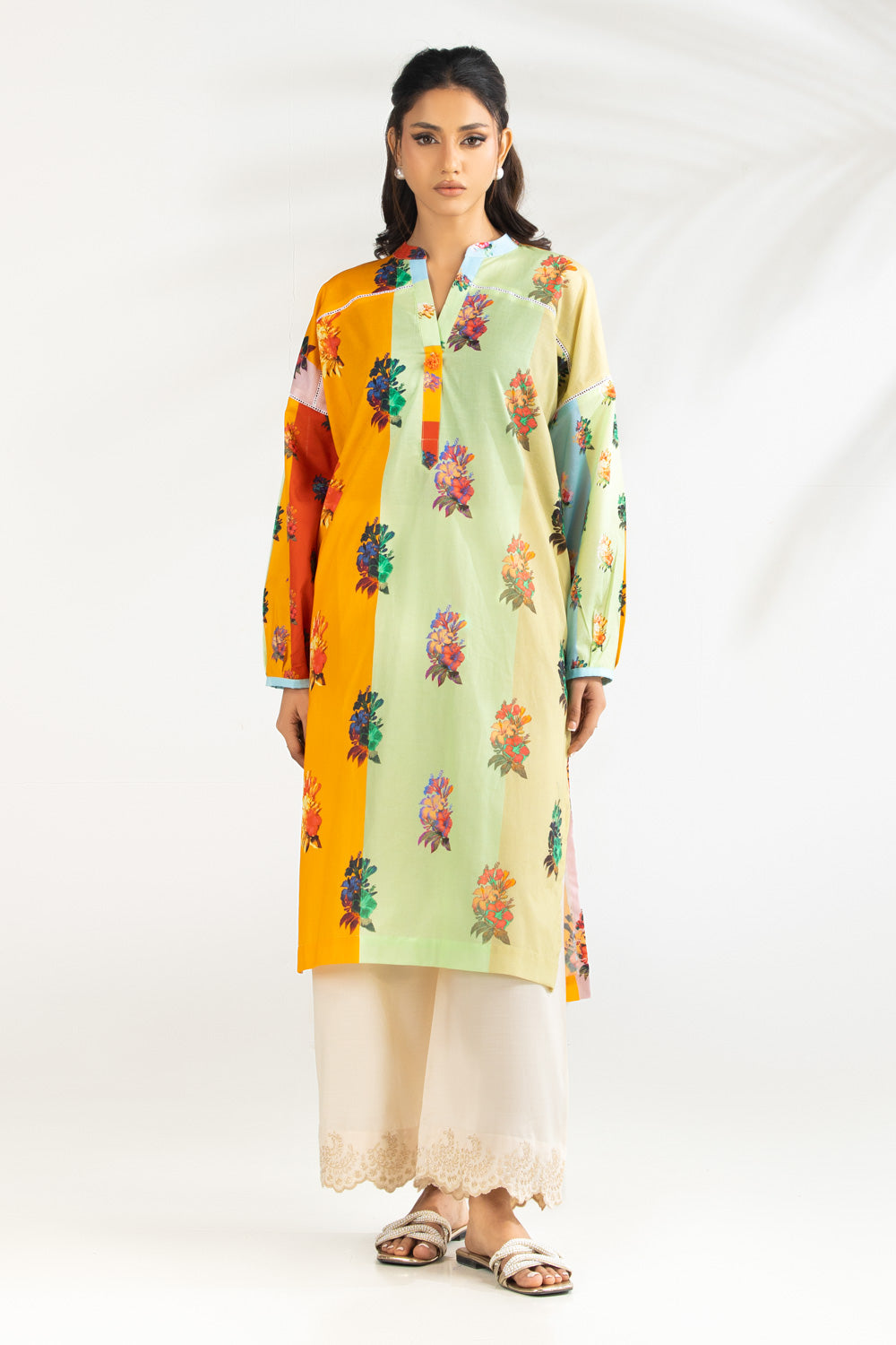 Cambric Printed Shirt IPS-77467